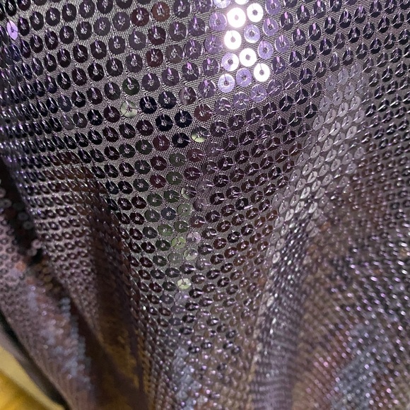 Reitmans Chiffon Poncho Sequins Dress Sz Plus 20 purple - Picture 5 of 13